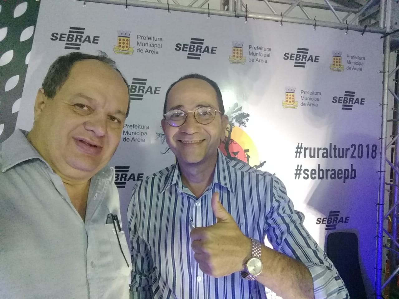 Vereador Marco Grillo e o Prefeito de Areia-PB