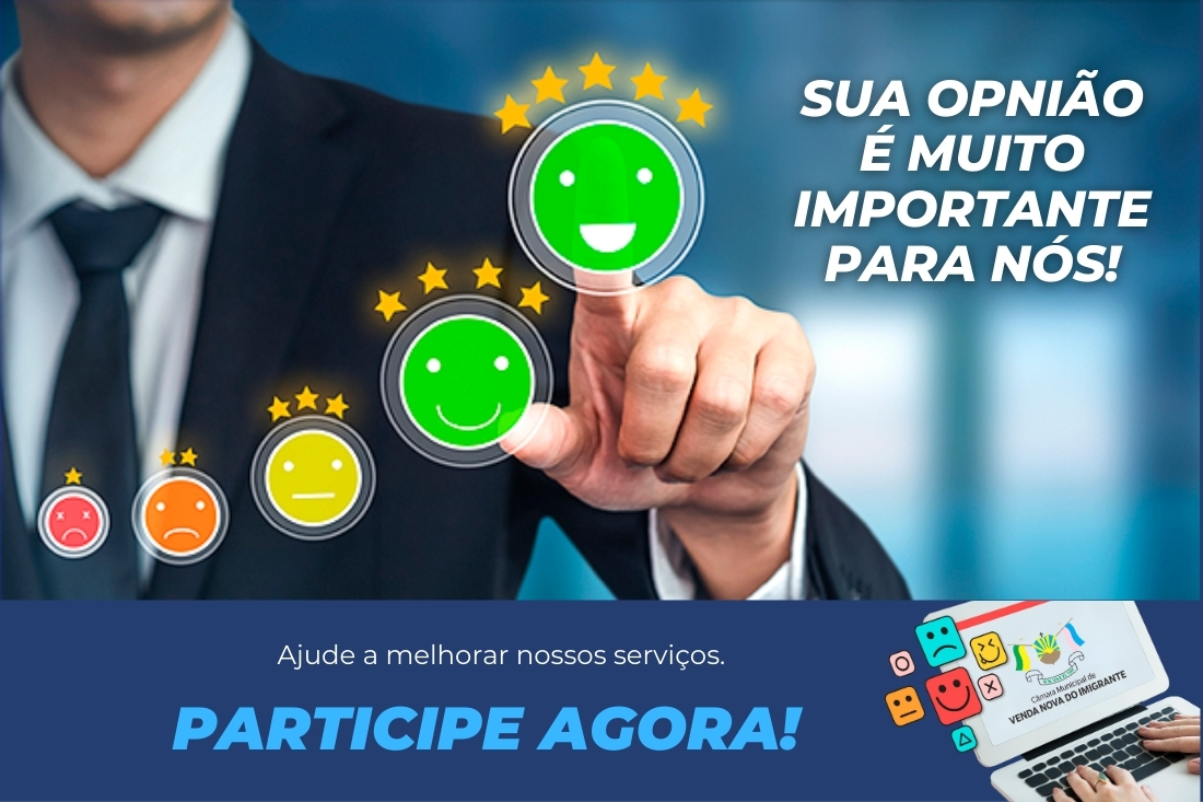 Pesquisa de Satisfação 2025: Melhorias na Câmara Municipal de Venda Nova do Imigrante